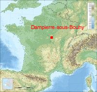 localisation mairie de Dampierre-sous-Bouhy