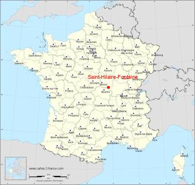 Carte de Saint-Hilaire-Fontaine