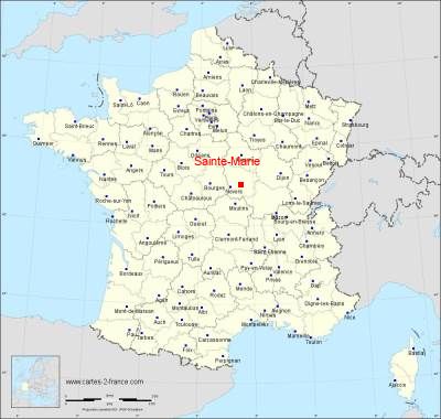 Carte de Sainte-Marie