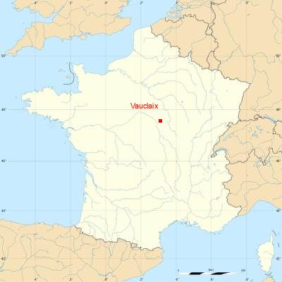 Fond de carte avec Vauclaix