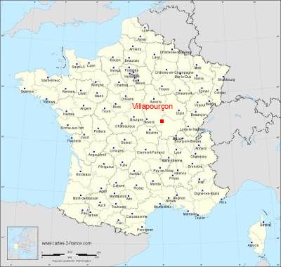 Carte de Villapourçon