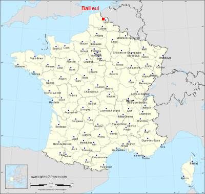 Carte de Bailleul