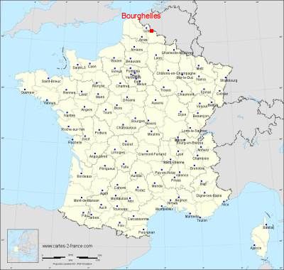Carte de Bourghelles