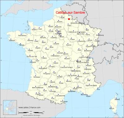 Carte de Catillon-sur-Sambre