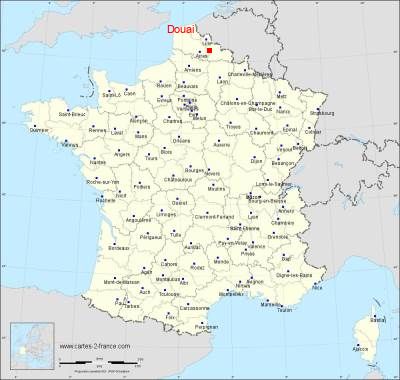 Carte de Douai