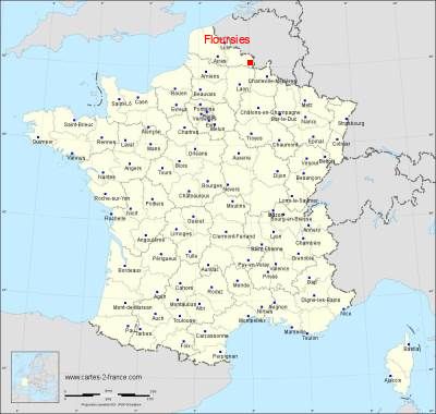 Carte de Floursies