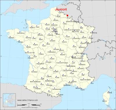 Carte de Jeumont