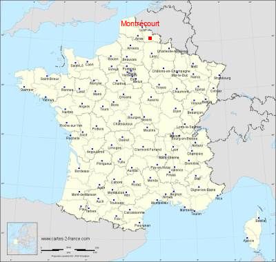 Carte de Montrécourt