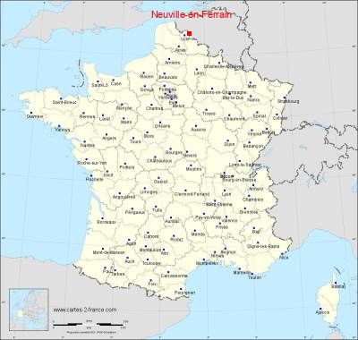 Carte de Neuville-en-Ferrain