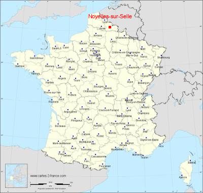 Carte de Noyelles-sur-Selle