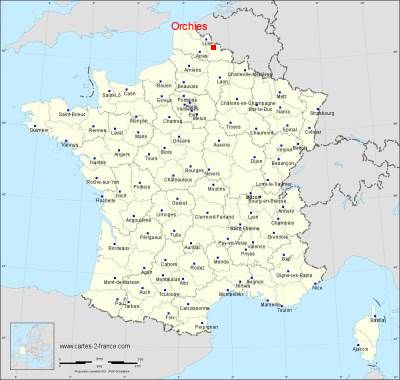 Carte de Orchies