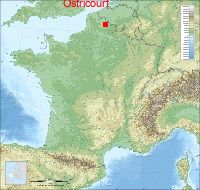 localisation mairie de Ostricourt