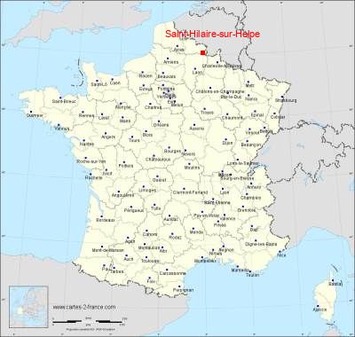 Carte de Saint-Hilaire-sur-Helpe