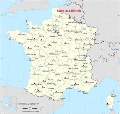 Carte de Solre-le-Château