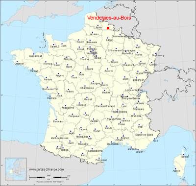 Carte de Vendegies-au-Bois