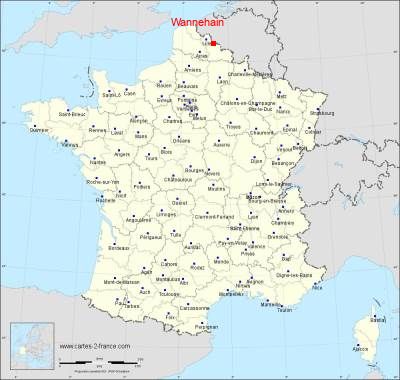 Carte de Wannehain