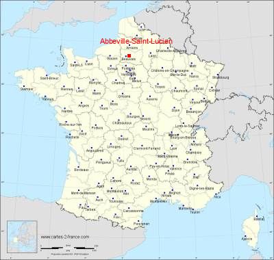Carte de Abbeville-Saint-Lucien
