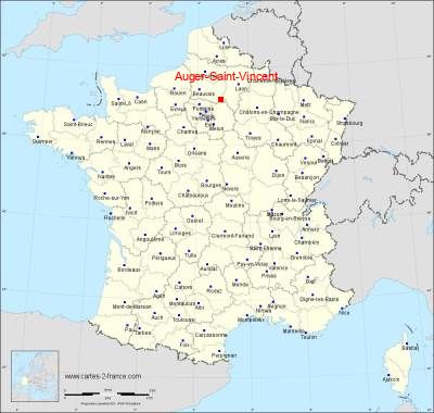 Carte de Auger-Saint-Vincent