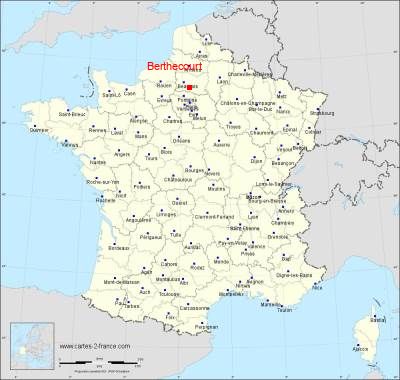 Carte de Berthecourt