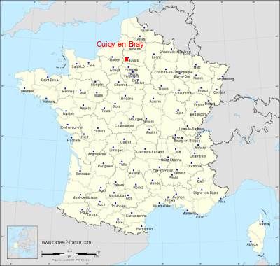 Carte de Cuigy-en-Bray
