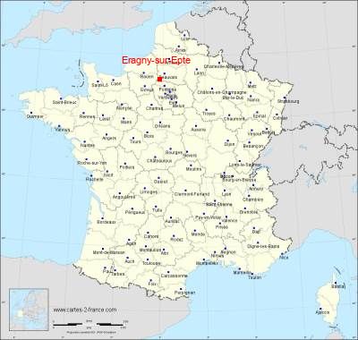 Carte de Eragny-sur-Epte