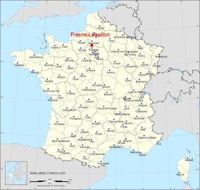 Carte de Fresne-Léguillon