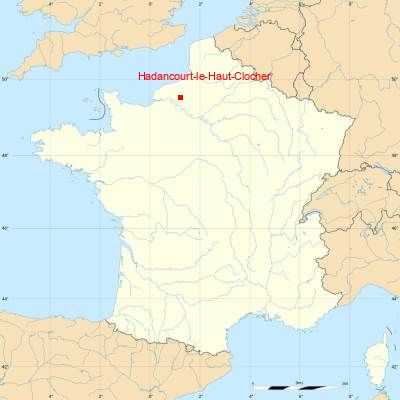 Fond de carte avec Hadancourt-le-Haut-Clocher
