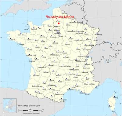 Carte de Rouvroy-les-Merles