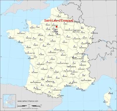 Carte de Saint-Leu-d'Esserent