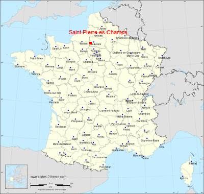 Carte de Saint-Pierre-es-Champs