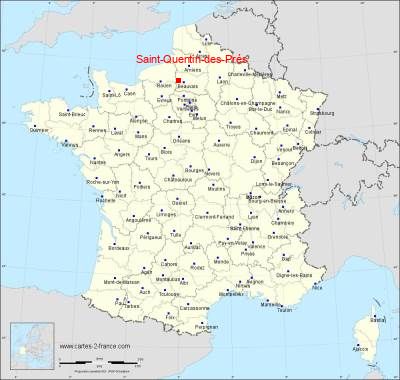 Carte de Saint-Quentin-des-Prés