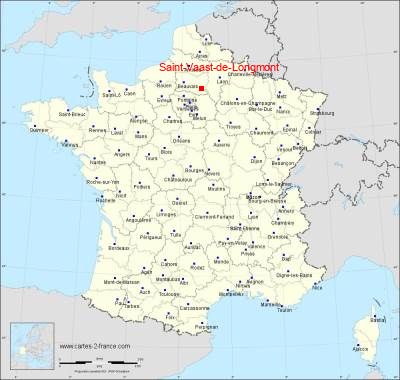 Carte de Saint-Vaast-de-Longmont