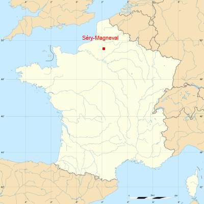 Fond de carte avec Séry-Magneval
