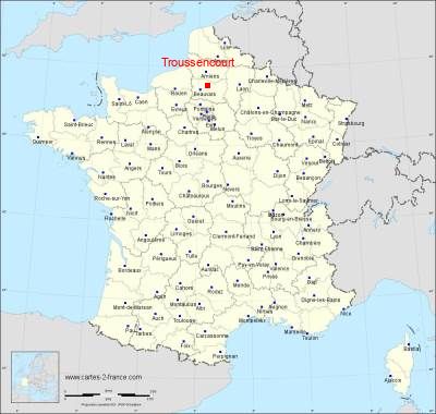 Carte de Troussencourt
