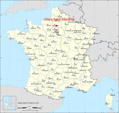 Carte de Villers-Saint-Sépulcre