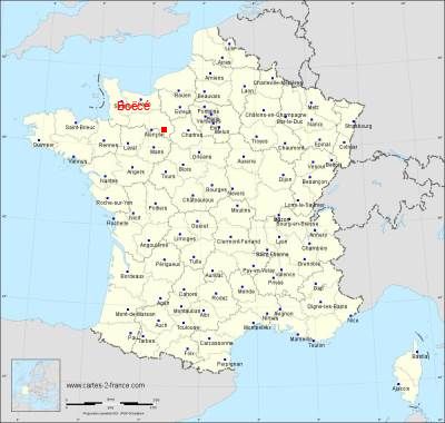 Carte de Boëcé