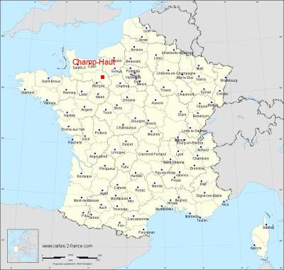Carte de Champ-Haut