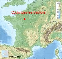 localisation mairie de Coulonges-les-Sablons