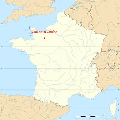 Fond de carte avec Gué-de-la-Chaîne