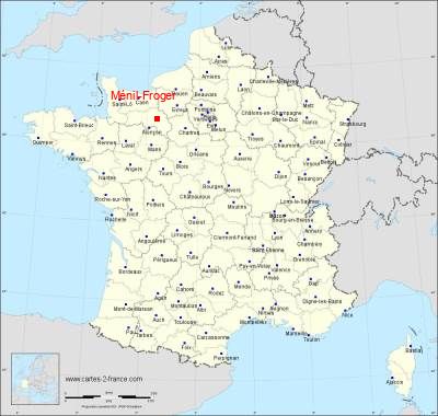 Carte de Ménil-Froger