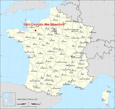 Carte de Saint-Georges-des-Groseillers