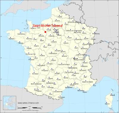 Carte de Saint-Michel-Tuboeuf