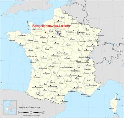 Carte de Saint-Nicolas-des-Laitiers