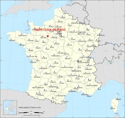Carte de Saint-Victor-de-Réno