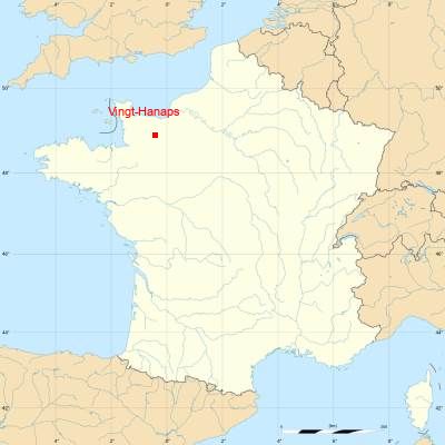 Fond de carte avec Vingt-Hanaps