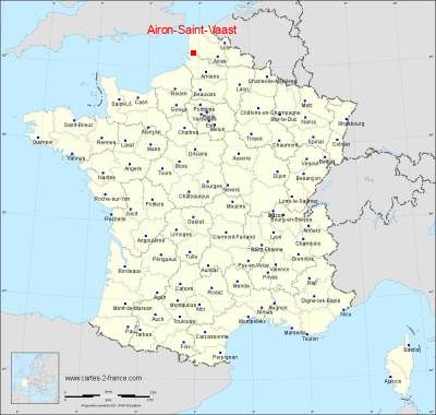 Carte de Airon-Saint-Vaast