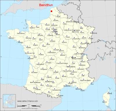 Carte de Baincthun