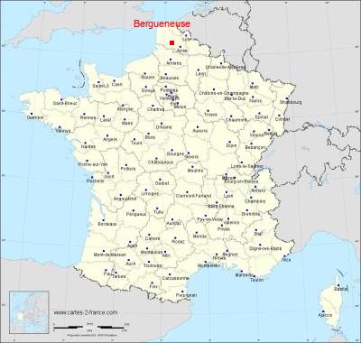 Carte de Bergueneuse