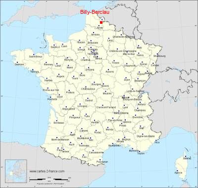 Carte de Billy-Berclau