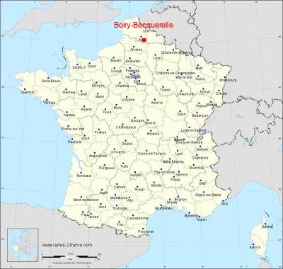 Carte de Boiry-Becquerelle